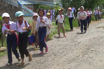 Lào Cai Sau Tết, tỷ lệ học sinh vùng sâu đến lớp đạt cao